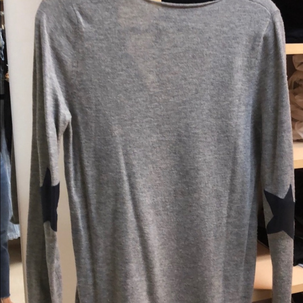 Zadig & Voltaire wool & leather sweater